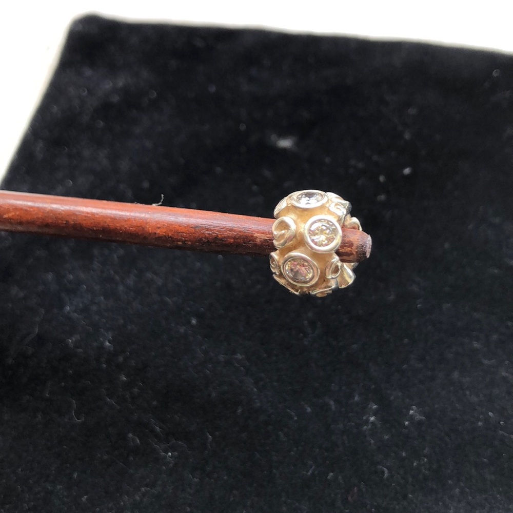 Bracelet Charm with Rhinestones